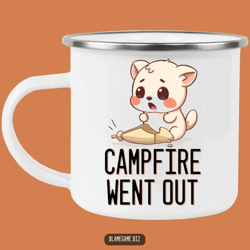 Funny Surprised Animal Camping Mug: Tiny Broken Object Adventure Cup, Great Funny Gift