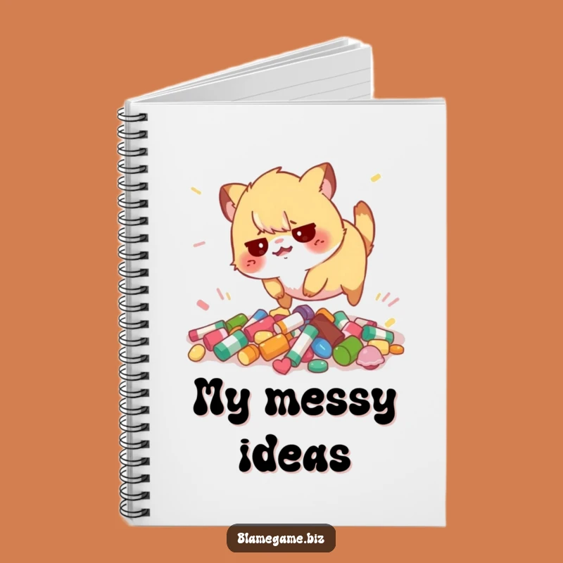 Funny Tripping Animal Notebook: Colorful Chaos Journal, Perfect Funny Gift